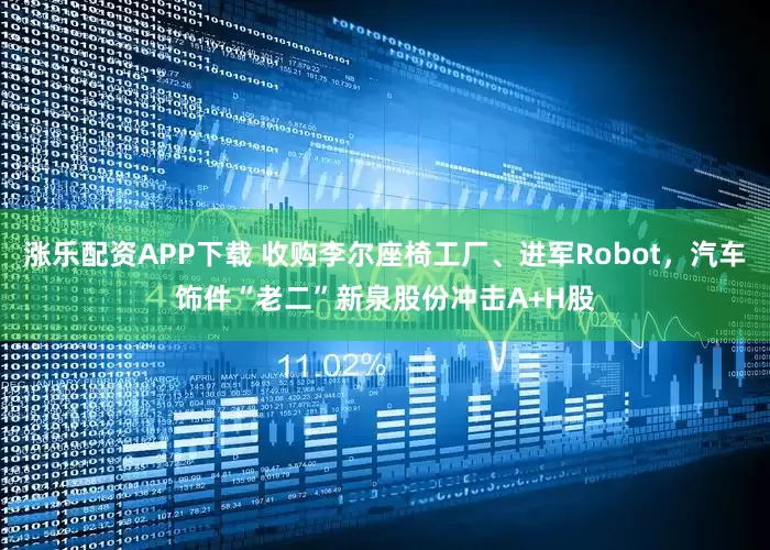 涨乐配资APP下载 收购李尔座椅工厂、进军Robot，汽车饰件“老二”新泉股份冲击A+H股